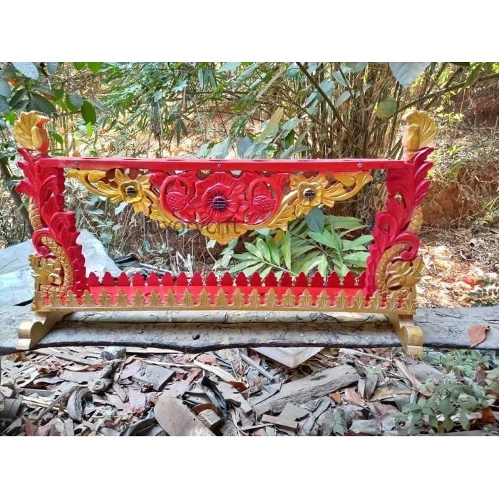 jagrak pusaka isi 7 naga kembar sunggingan merah emas termurah