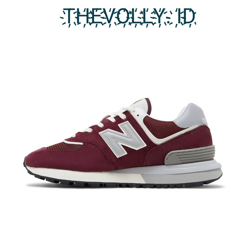 Sepatu NB  New Balance 574 Legacy Garnet Rain Cloud U574LGAA BNIB Original / Sneakers Pria