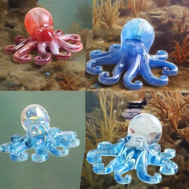 

DIY Ornament Crystal Epoxy Resin Mold Ocean Octopus Mirror Silicone Mold