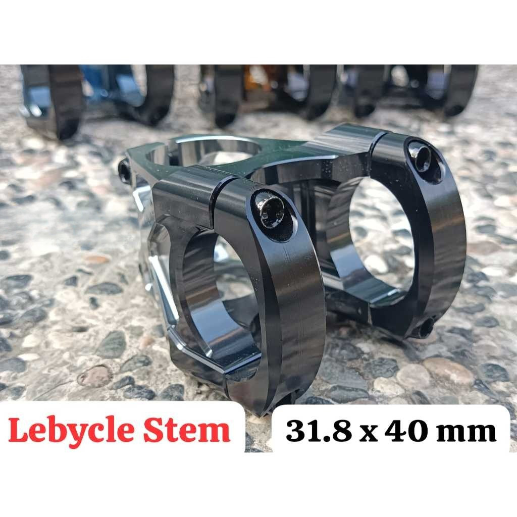 Stem Pendek Lebycle 31.8 x 40mm Clamp 31.8mm Alloy Sepeda MTB Gunung Trail Enduro DH Stang Setang Ba
