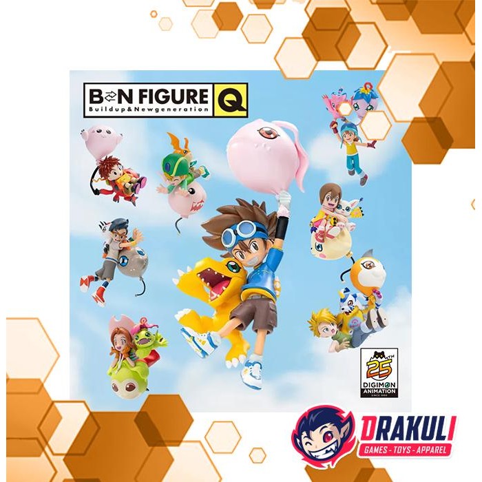 Drakuli Hobbies Toys BN Figure Q Digimon Adventure 25th Anniversary Ver. Figure Blind Box