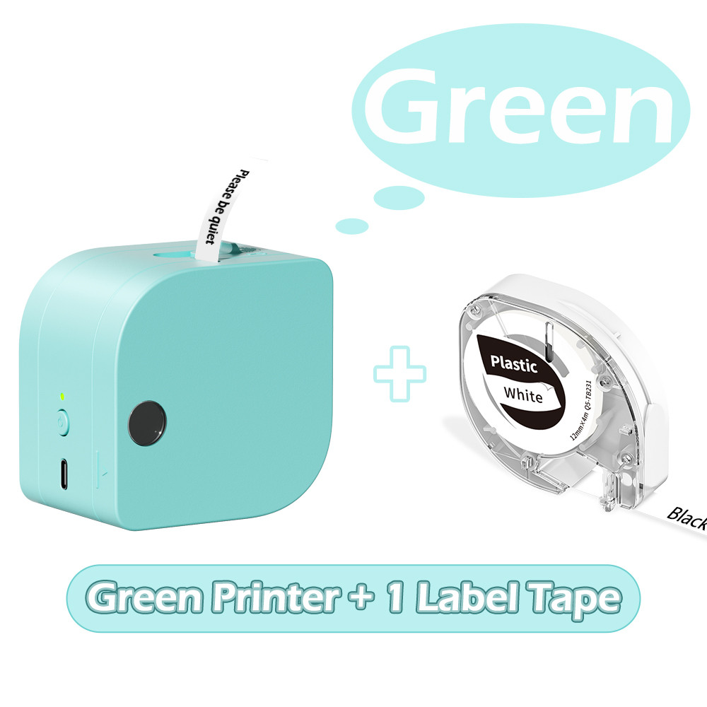 

Phomemo P12 Pro Label Printer Bluetooth Rechargeable Label Maker Compatible 12mm 0.47" Label Tape Similar to Dymo Ribbon Printer