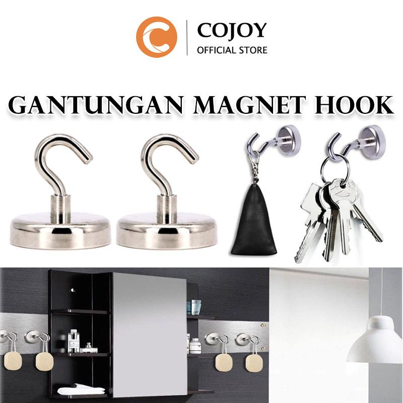 Magnet Gantungan Hook Strong Neodymium /Gantungan Magnet Hook Neodymium Super Strong / Gantungan Mag