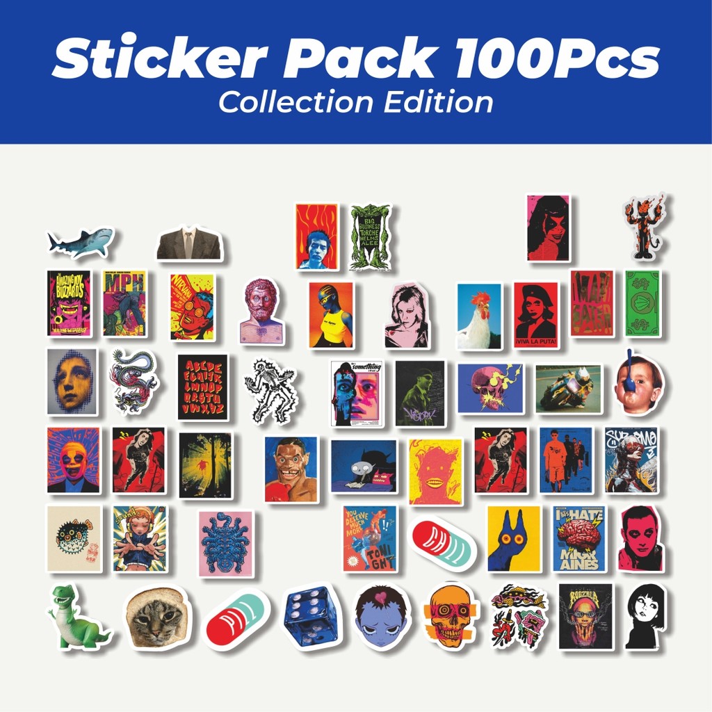 

Hot Stiker Random V7 Lucu Anti Air Stikers Berperekat Waterproof Sticker Decal Buat Motor Helm Buku Journal Koper Casing HP Laptop Botol Minum