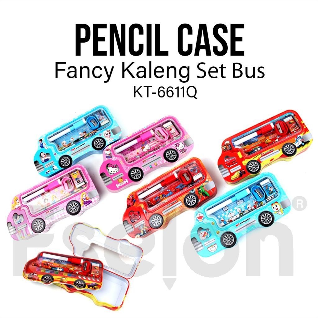 

♚Kotak Pensil Kaleng BUS SET + Whiteboard Fancy 6611♚