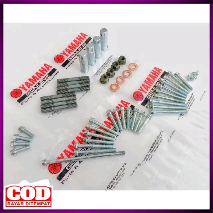 BAUT MESIN FULLSET F1ZR / BAUT MESIN YAMAHA F1ZR/BAUT KALTER BAUT BLOK MESIN F1ZR/BAUT CRANKCASE KRE