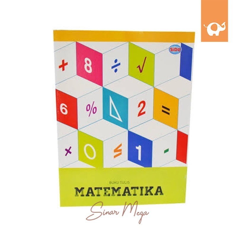

Sinar Dunia SIDU Buku Tulis Matematika 38 Sheets STM 006 JK Buku Sidu Kotak kecil
