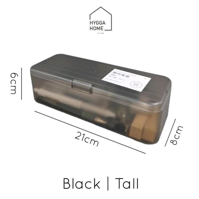 

Sale YOUKU Kotak Pensil Alat Tulis Minimalis Kotak Nail Art Stationery Case Plastik - Black I Tall Tbk