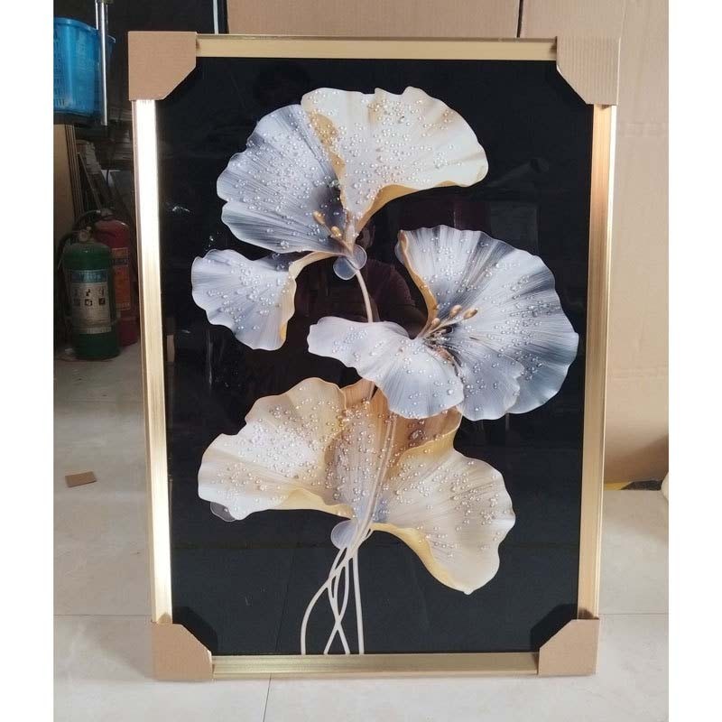 

Leaves New Abstract Big Sizes Handmade Oil Painting On Canvas Wall Art Pictures For Living Room Decoration Accessories