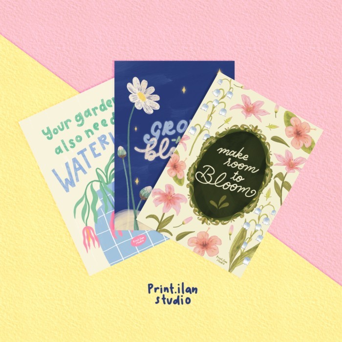 

Artprint / Postcard A6 - Grow Series by Printilan Studio