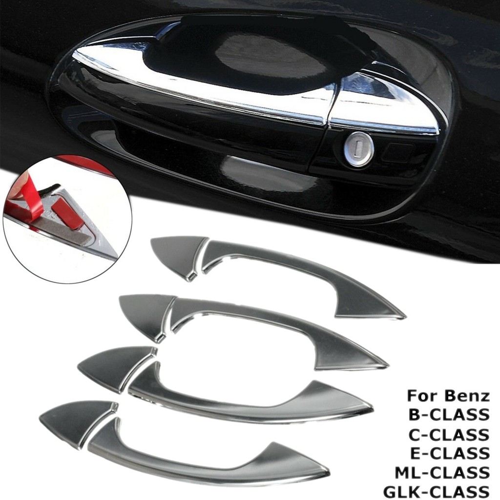 Chrome Door Handle Cover Trim For Mercedes-Benz E Glk Ml Cla W204 W212 Cla250