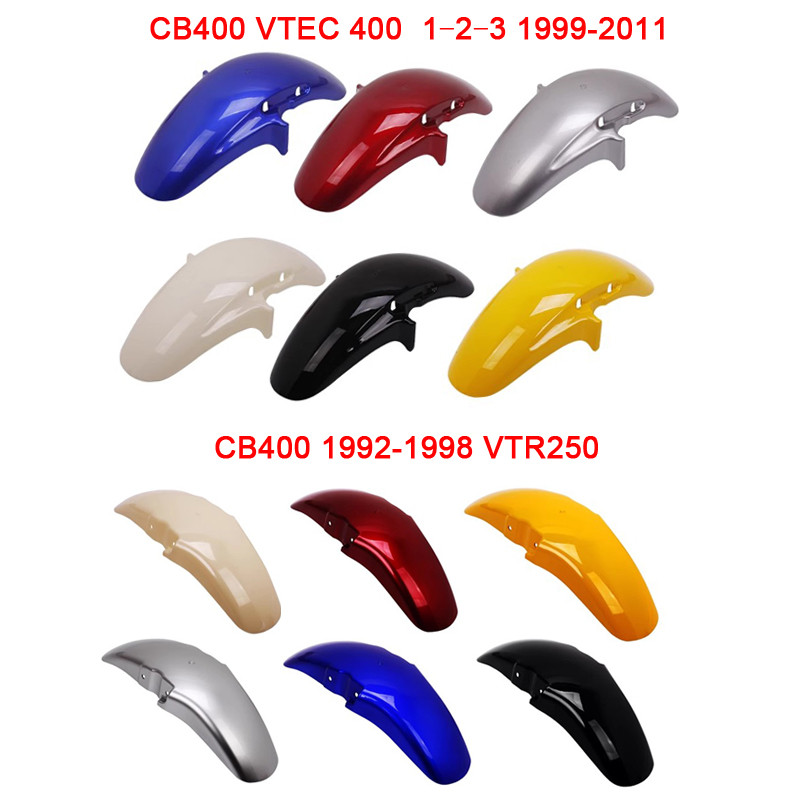 ABS Front Fender Mud Splash Guard For HONDA CB400 VTEC 99-2011 VTEC400 1/2/3 I II III CB400 VTR250 9