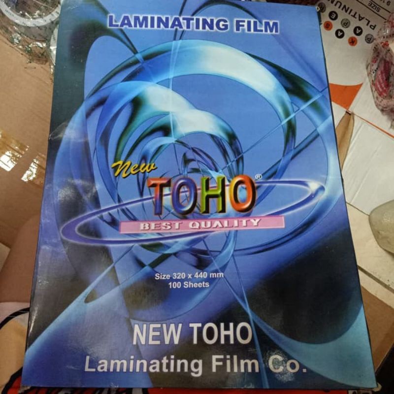 

Plastik Laminating Toho 100 micron ukuran A3 ( 1pak/100lbr )