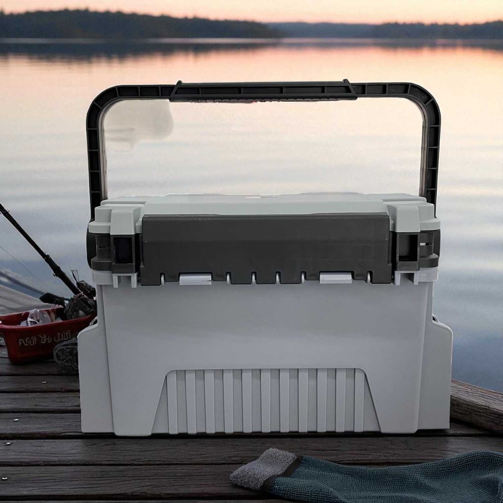 TaffSPORT Kotak Perkakas Pancing Fishing Tackle Box Double Layer