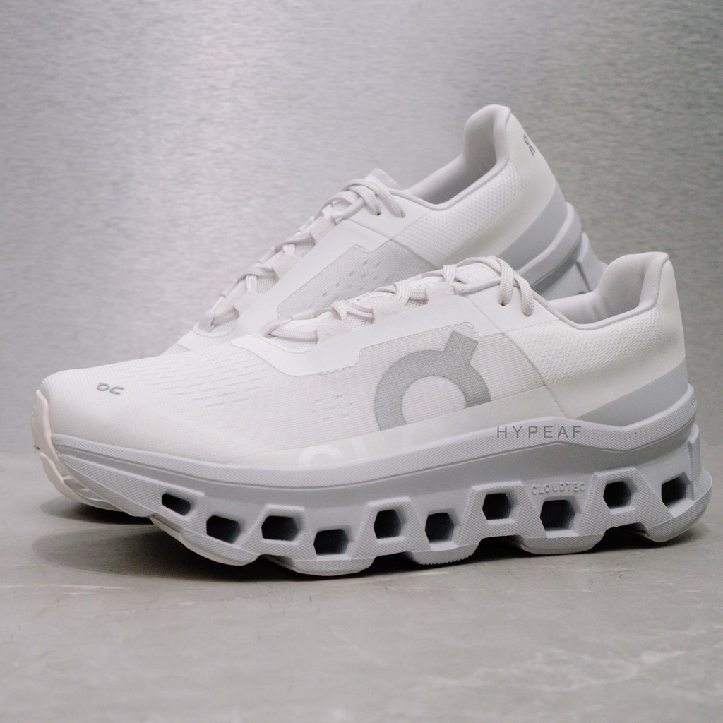 ON CLOUD Cloudmonster Men White Glacier Authentic / Sepatu ON CLOUD Original