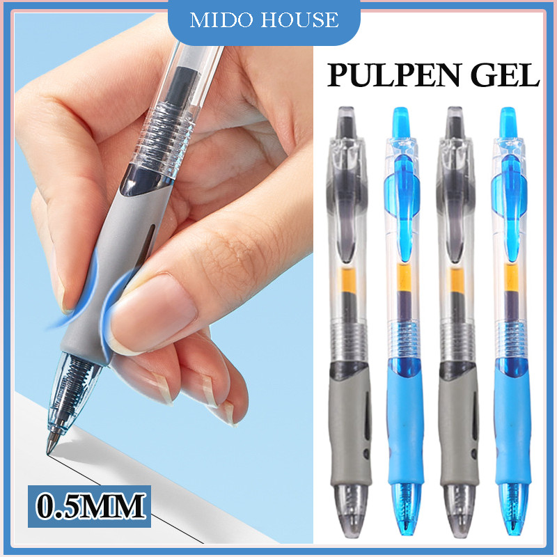 

Pulpen Gel Ink 0.5MM/Round Tip Bolpoin Sakira/ Pulpen Mekanik Pencet/ Pena Pen Pencet Tinta Cair/Retractable Pen