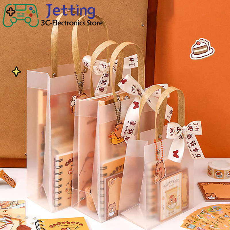 

1Set Kawaii Capybara Stationery Set Cartoon Cute Handbag Stationery Set Office Supplies Student Stationery Birthday Gifts