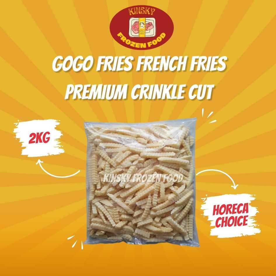 

GOGO FRENCH FRIES PREMIUM CRINKLE CUT 2KG