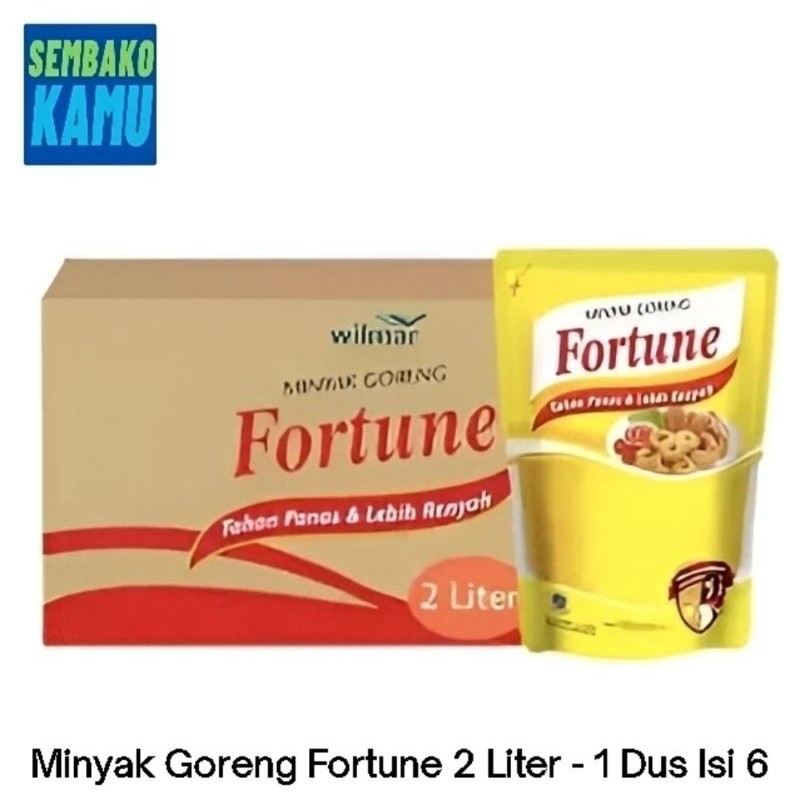 

Minyak Goreng Fortune 2 Liter- 1 Dus isi 6 pcs