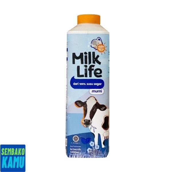 

Milklife Fresh Milk Pure 1 Liter - Susu