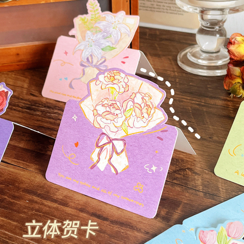 

Kartu Ucapan Greeting Card Motif Bunga Warna Warni - GS0653