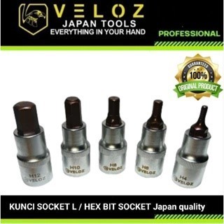 Veloz kunci mata socket L / hex bit socket (100% original)