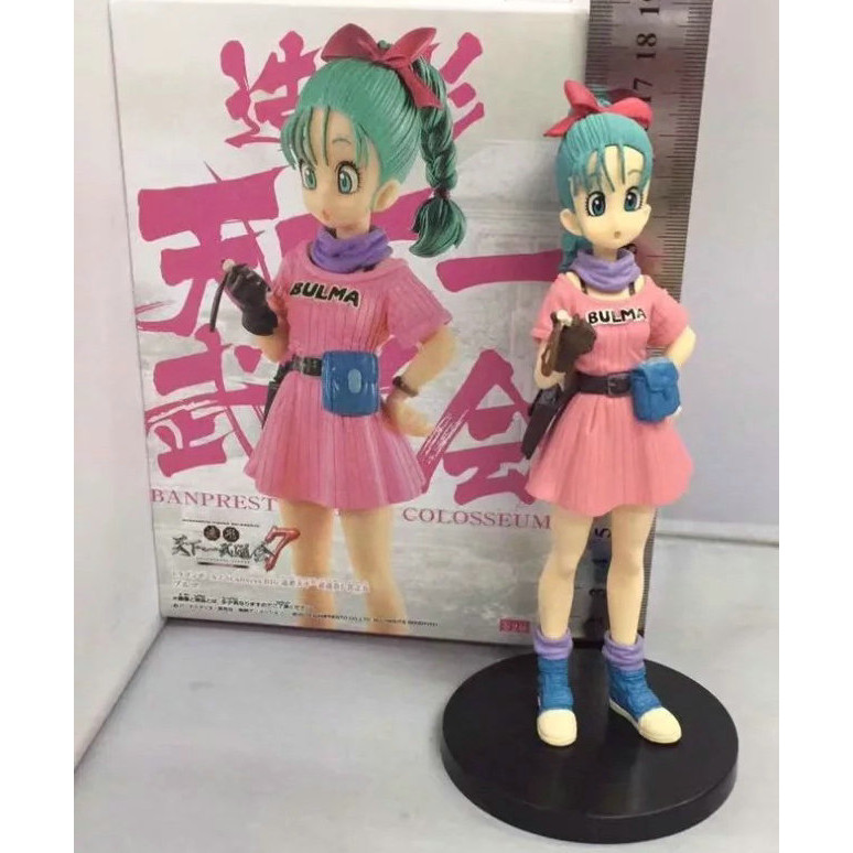 17CM Boxed Dragon Ball Z Figure Anime Bulma PVC Figure Toys Brinquedos Doll Goku Vegeta Action Sexy 