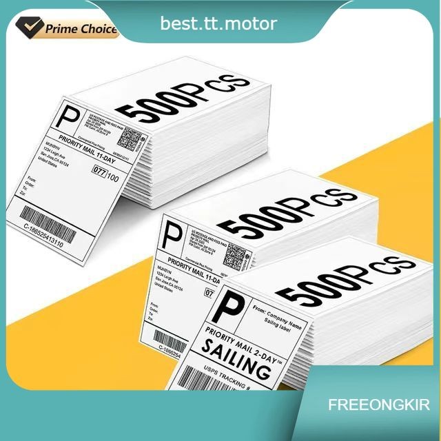 

Kertas Thermal Label Lipat Barcode 100x150 A6 Isi 500 Pcs