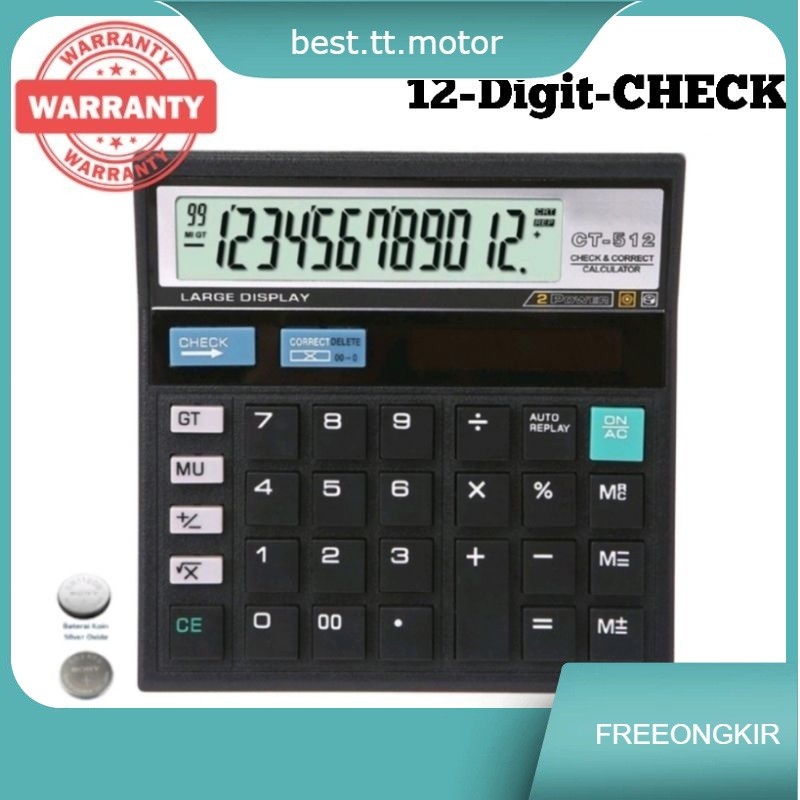 

Kalkulator Calculator Model Citizen AEON 12 Digit Ibiza