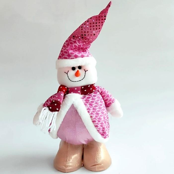 

PROMO!Boneka Tarik Kaki Panjang Pajangan Santa Snowman Pink Kado Hampers Set Ornamen Hampers Parcel Natal Murah Grosir - BK23029 SNOWMNREADY