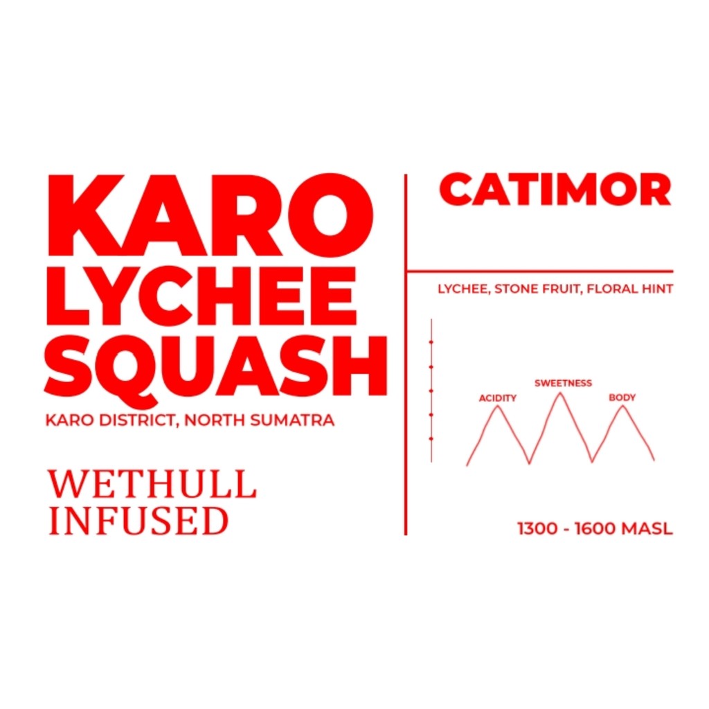 

KARO LYCHEE SQUASH Wethulled Hanggar Coffee Roastery