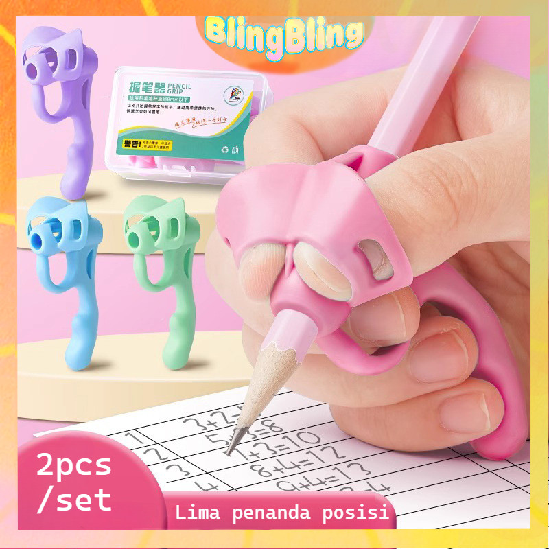 

【Ready】Pencil Grip Alat Bantu Tulis Anak / Writing Grip Pencil Holder/pencil Grip Posture Corrector/alat Bantu Anakbelajar Menulis/