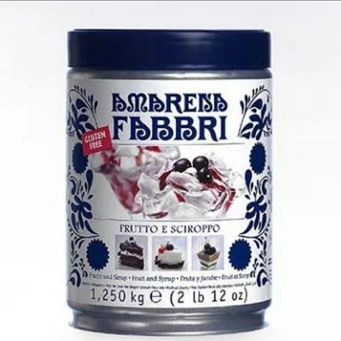 

Fabbri Wild cherry amarena buah cerry 1.25kg
