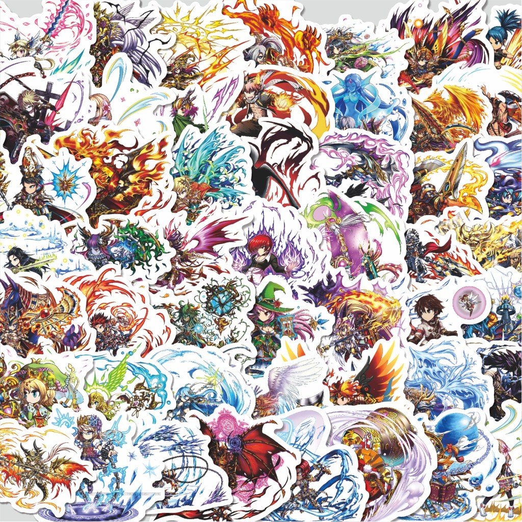 

Stiker Cutting Pack Stiker Game Series Brave Frontier Karakter Mix 7 Isi 100Pcs Series Aesthetic Lucu Keren Untuk Koper Bahan Vynil
