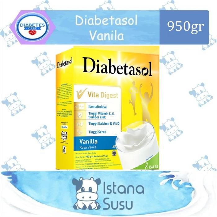 

[Promo]Best Seller Diabetasol Rasa Vanila 950g - Vanila 950g