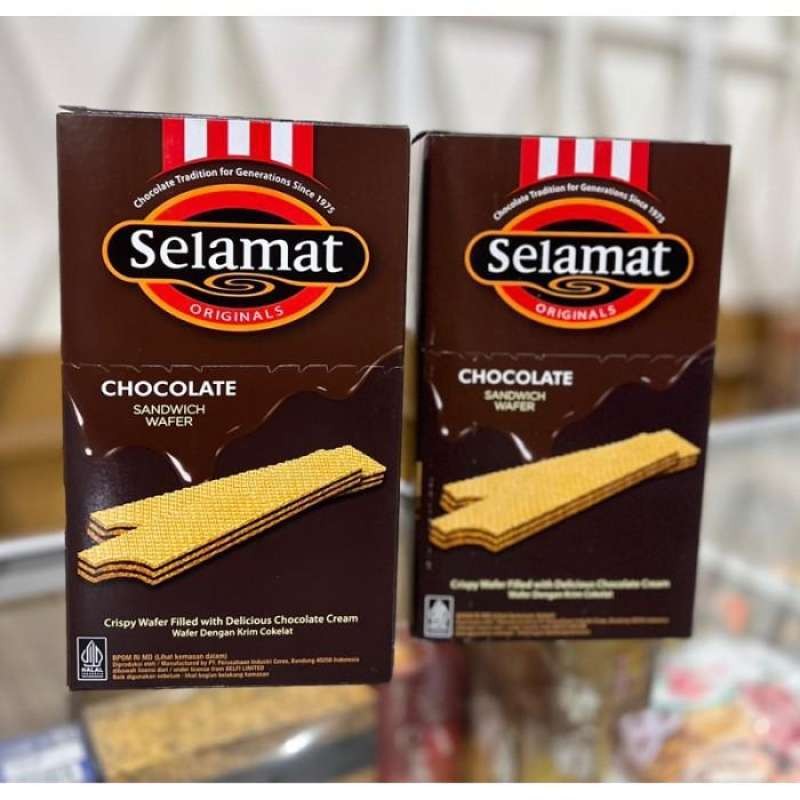 

UG SELAMAT WAFER CHOCOLATE 20X12GR /145gr / WAFER SELAMAT ORIGINAL