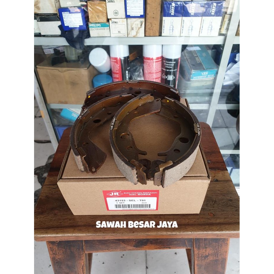 Brake Shoe - Tromol Kampas Kanvas Rem Tangan Belakang Honda City GD8 IDSI 2003 2004 2005 2006 2007 2