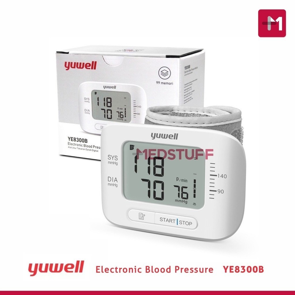 Tensi Digital Yuwell Wrist YE 8300B Tensimeter Digital Yuwell Wrist YE8300B Tensimeter Wrist Yuwell 