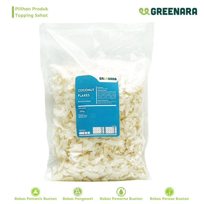 

[[ K23 - BEST SELLER Kelapa Serut 250gr / Coconut Flakes Unsweetened ]]