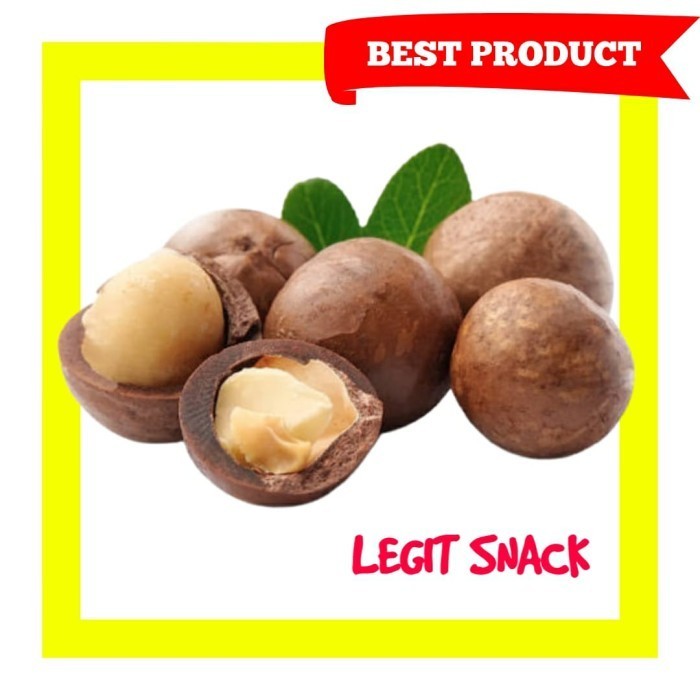 

HEMAT! KACANG MACADAMIA ROASTED 500 GRAM / MACADAMIA PANGGANG
