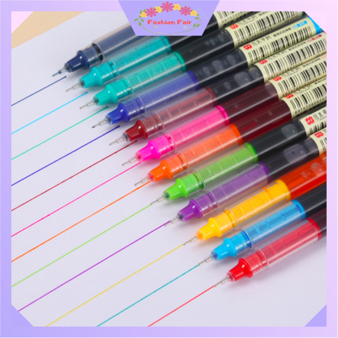 

FASHION FAIR - S5944 Pena Gel 0.5 mm 12 in 1 / Pena Cair Warna Warni 12 in 1 / Pulpen Gel Cair untuk Sekolah / Alat Tulis Kantor Sekolah