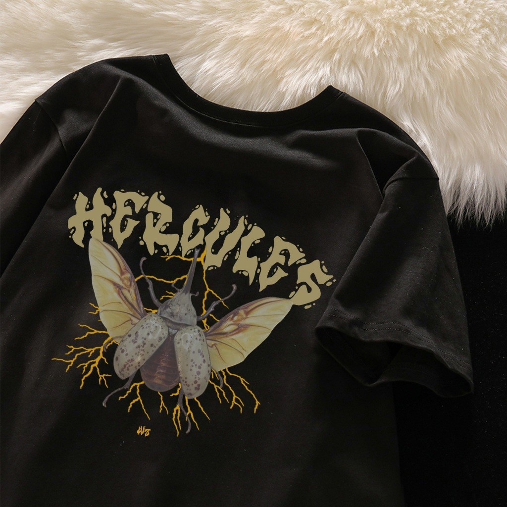 jayajaya store Wenz oversize tshirt kumbang hercules kaos distro pria & wanita bisa cod atasan oblon
