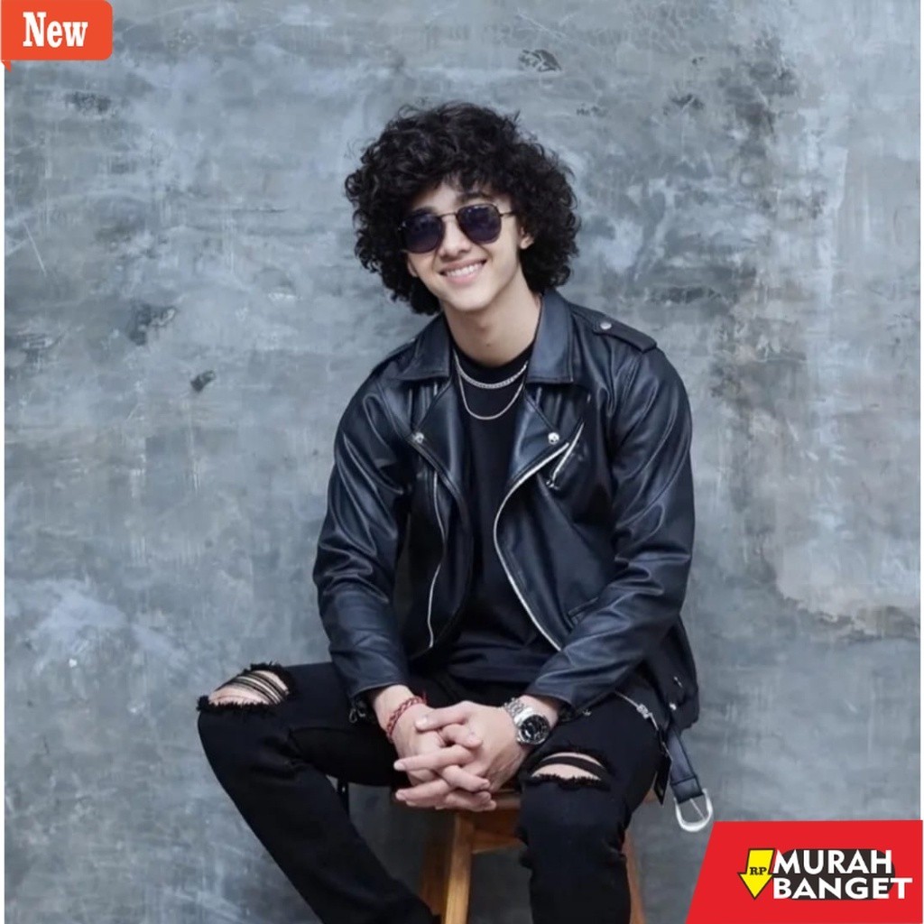 jaket kulit pria garut Jaket Kulit Pria Ramones Jaket Kulit Pria Hitam Asli