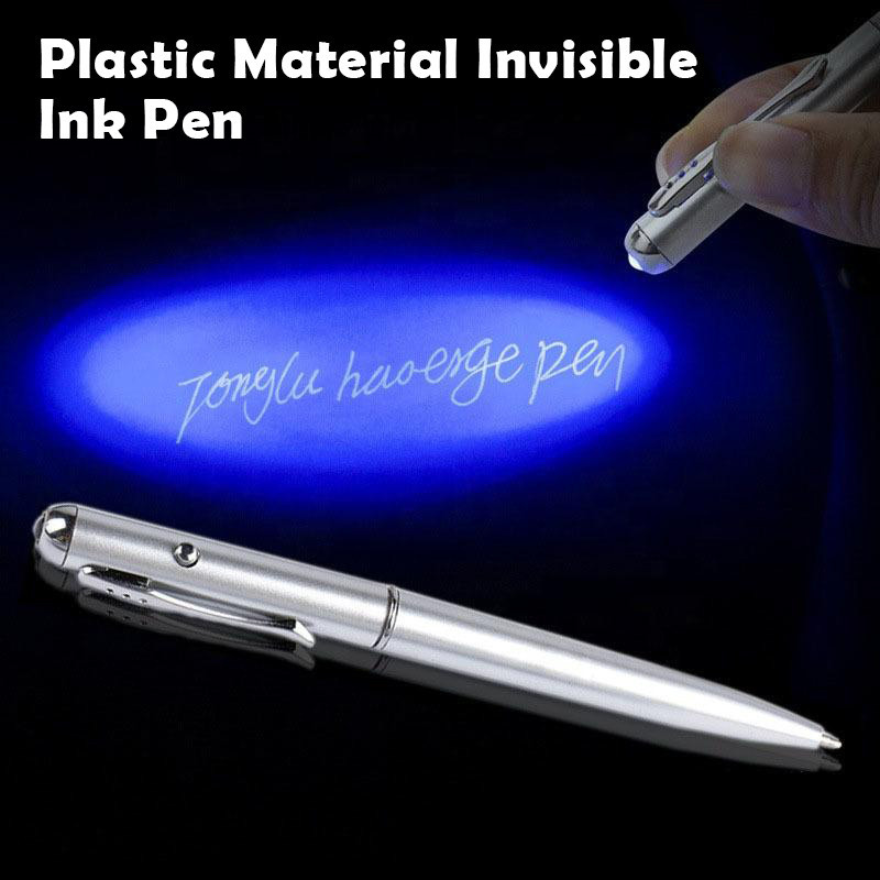 

Plastic Material Invisible Ink Pen Ballpoint Pens Office School Supplies With Uv Light Secret Writing Ballpoin Pen Ballpoint Pen