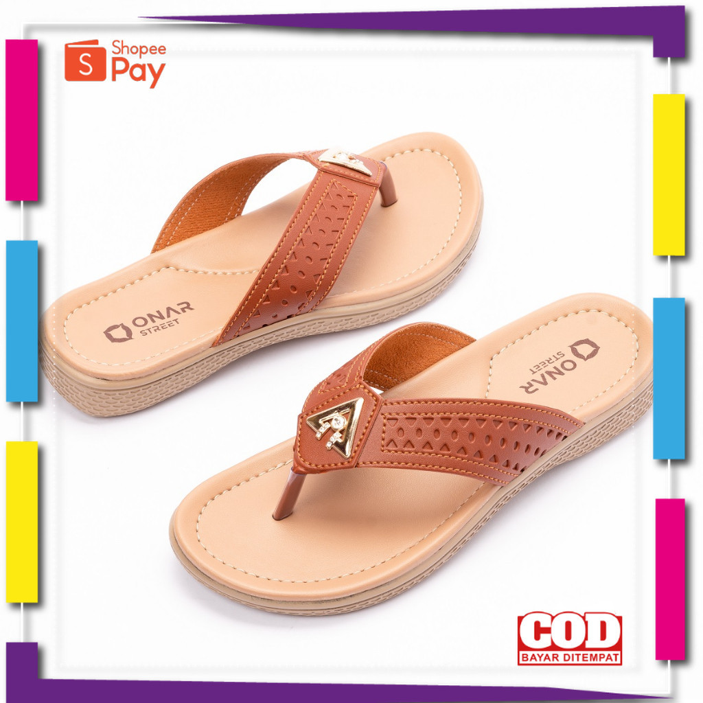 [PREMIUM ORIGINAL] Sandal Jepit Wanita Anti Slip Model Terbaru