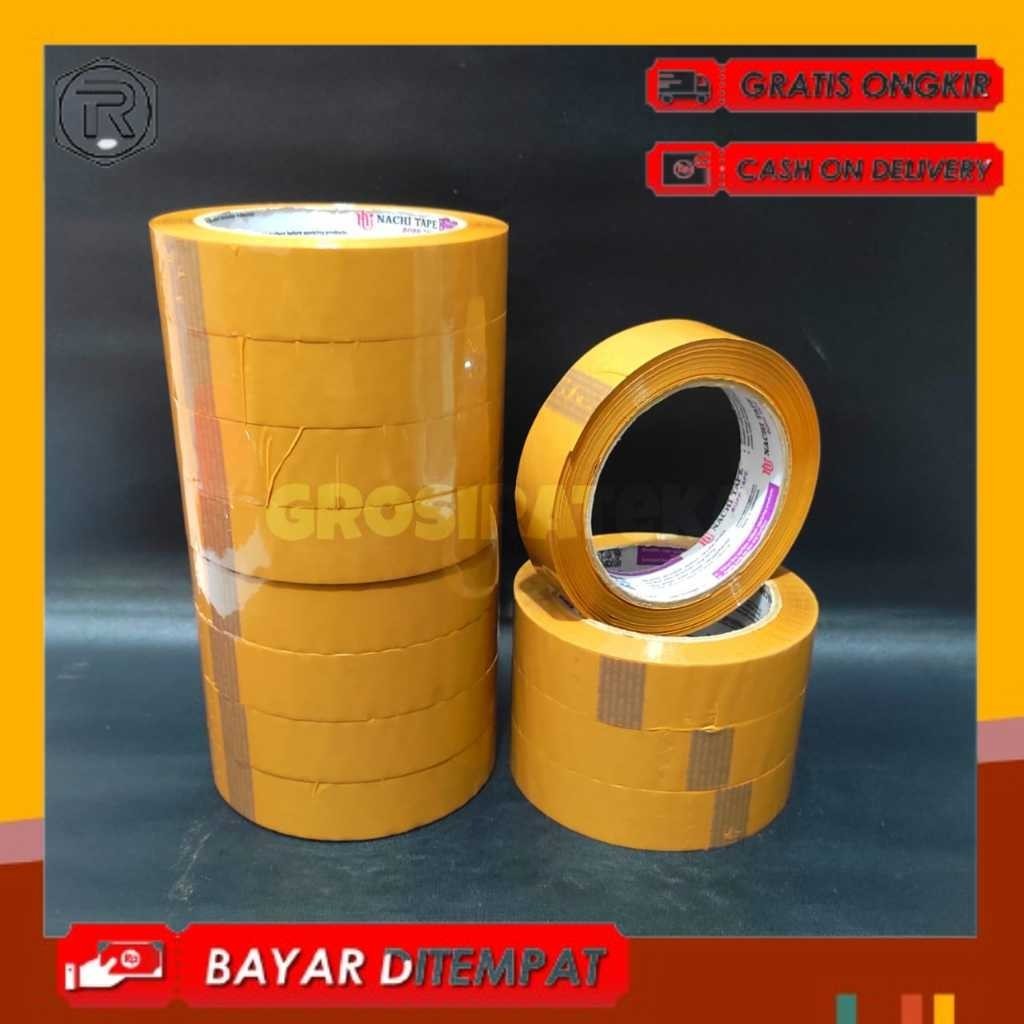 

LAKBAN, OPP, ISOLASI, LAGBAN 1 INCI NACHI COKLAT