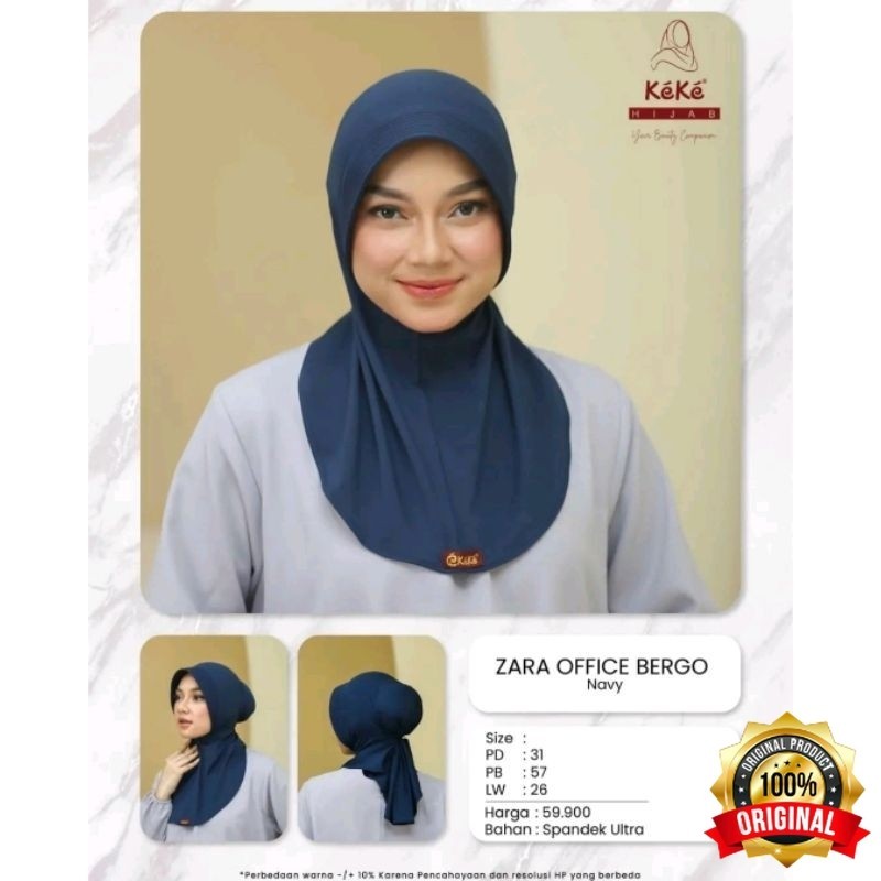 ESP - Bergo Polos Keke, Bergo Kerja, Bergo Original