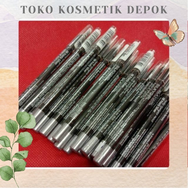 Funky Eyelight Pencil warna Silver Silkygirl | Pensil Eyeliner