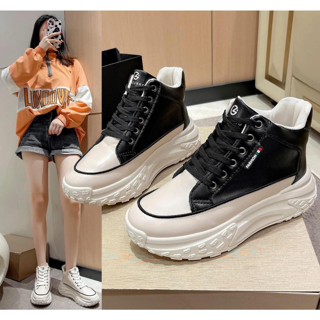 OK Sepatu Boot Wanita Giozurro Asli Sepatu Wanita Sepatu Sneakers Wanita Sepatu Kekinian Wanita