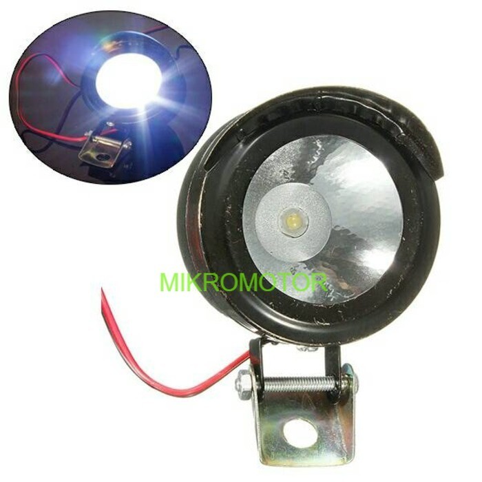 lampu tembak led topi cree 5watt nyala putih stanby
